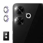 For Xiaomi Redmi 13 4G ENKAY AR Anti-reflection Individual Diamond Ring Camera Lens Glass Full Film(Light Purple) - 1