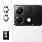 For Xiaomi Poco X6 / Redmi Note 13 Pro 5G ENKAY AR Anti-reflection Individual Diamond Ring Camera Lens Glass Full Film(Black) - 1
