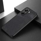 For Xiaomi Poco X7 Pro Vintage Leather PC Back Cover Phone Case(Black) - 3