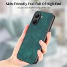 For Xiaomi Poco X7 Pro Vintage Leather PC Back Cover Phone Case(Green) - 2