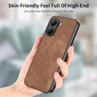 For Xiaomi Poco X7 Pro Vintage Leather PC Back Cover Phone Case(Brown) - 2