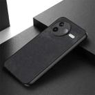 For Redmi K80 / Poco F7 Pro Vintage Leather PC Back Cover Phone Case(Black) - 3