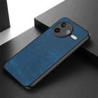 For Redmi K80 / Poco F7 Pro Vintage Leather PC Back Cover Phone Case(Blue) - 3