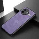 For Redmi K80 / Poco F7 Pro Vintage Leather PC Back Cover Phone Case(Purple) - 3