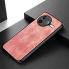 For Redmi K80 Pro / Poco F7 Ultra Vintage Leather PC Back Cover Phone Case(Pink) - 3