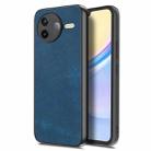 For Redmi K80 Pro / Poco F7 Ultra Vintage Leather PC Back Cover Phone Case(Blue) - 1