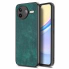 For Redmi K80 Pro / Poco F7 Ultra Vintage Leather PC Back Cover Phone Case(Green) - 1