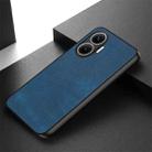 For Redmi Turbo 4 Pro Vintage Leather PC Back Cover Phone Case(Blue) - 3
