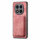 For Xiaomi Redmi Note 14 Pro+ 5G Retro Leather Card Bag Magnetic Phone Case(Pink) - 2