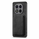 For Xiaomi Redmi Note 14 Pro+ 5G Retro Leather Card Bag Magnetic Phone Case(Black) - 2