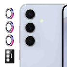 For Samsung Galaxy A25 ENKAY AR Anti-reflection Individual Diamond Ring Camera Lens Glass Full Film(Colorful) - 1