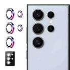 For Samsung Galaxy S23 Ultra 5G ENKAY AR Anti-reflection Individual Diamond Ring Camera Lens Glass Full Film(Colorful) - 1