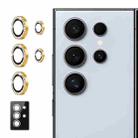 For Samsung Galaxy S24 Ultra 5G ENKAY AR Anti-reflection Individual Diamond Ring Camera Lens Glass Full Film(Golden) - 1