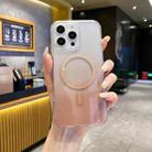 For iPhone 13 Pro Max Gradient Transparent PC MagSafe Phone Case(Gradient Brown) - 1