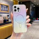 For iPhone 15 Pro Max Gradient Transparent PC MagSafe Phone Case(Colorful) - 1