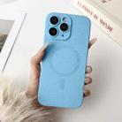 For iPhone 11 Pro Max Starry Sky TPU Shockproof MagSafe Phone Case(Sierra Blue) - 1