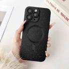 For iPhone 12 Pro Starry Sky TPU Shockproof MagSafe Phone Case(Black) - 1