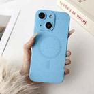 For iPhone 13 Starry Sky TPU Shockproof MagSafe Phone Case(Sierra Blue) - 1