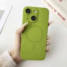 For iPhone 13 Starry Sky TPU Shockproof MagSafe Phone Case(Green) - 1