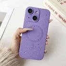 For iPhone 13 Starry Sky TPU Shockproof MagSafe Phone Case(Purple) - 1