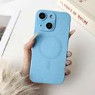 For iPhone 14 Starry Sky TPU Shockproof MagSafe Phone Case(Sierra Blue) - 1