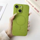 For iPhone 14 Plus Starry Sky TPU Shockproof MagSafe Phone Case(Green) - 1