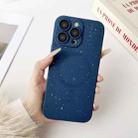 For iPhone 15 Pro Starry Sky TPU Shockproof MagSafe Phone Case(Dark Blue) - 1