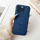For iPhone 15 Pro Max Starry Sky TPU Shockproof MagSafe Phone Case(Dark Blue) - 1