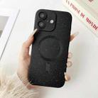 For iPhone 16 Plus Starry Sky TPU Shockproof MagSafe Phone Case(Black) - 1