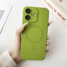 For iPhone 16 Plus Starry Sky TPU Shockproof MagSafe Phone Case(Green) - 1