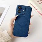 For iPhone 16 Starry Sky TPU Shockproof MagSafe Phone Case(Dark Blue) - 1