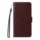 For Redmi K80 ENKAY Card Wallet Calf Texture Leather Phone Case with Screen Film(Brown) - 2