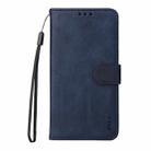 For Samsung Galaxy S25+ 5G ENKAY Card Wallet Calf Texture Leather Phone Case with Screen Film(Blue) - 2