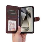 For Samsung Galaxy S24 Ultra 5G ENKAY Card Wallet Calf Texture Leather Phone Case with Screen Film(Brown) - 3