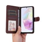 For Samsung Galaxy A56 ENKAY Card Wallet Calf Texture Leather Phone Case with Screen Film(Black) - 3