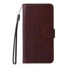 For Samsung Galaxy A56 ENKAY Card Wallet Calf Texture Leather Phone Case with Screen Film(Brown) - 2