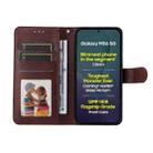For Samsung Galaxy M56 ENKAY Card Wallet Calf Texture Leather Phone Case with Screen Film(Red) - 3