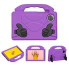 For Xiaomi Redmi Pad SE 8.7 2024 Thumb Bracket EVA Shockproof Tablet Case(Purple) - 2