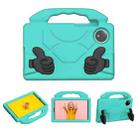 For Xiaomi Redmi Pad SE 8.7 2024 Thumb Bracket EVA Shockproof Tablet Case(Glacial Green) - 2