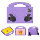 For Xiaomi Redmi Pad SE 8.7 2024 Thumb Bracket EVA Shockproof Tablet Case(Light Purple) - 2