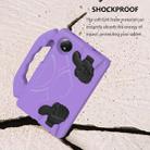 For Xiaomi Redmi Pad SE 8.7 2024 Thumb Bracket EVA Shockproof Tablet Case(Light Purple) - 3