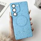 For Samsung Galaxy S21+5G Starry Sky TPU Shockproof MagSafe Phone Case(Sierra Blue) - 1