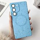 For Samsung Galaxy S22 5G Starry Sky TPU Shockproof MagSafe Phone Case(Sierra Blue) - 1