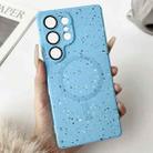 For Samsung Galaxy S24 Ultra 5G Starry Sky TPU Shockproof MagSafe Phone Case(Sierra Blue) - 1