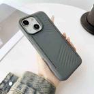 For iPhone 15 Plus Gaer4 Imitation MagSafe Shockproof TPU Phone Case(Grey) - 1