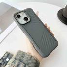 For iPhone 14 Gaer4 Imitation MagSafe Shockproof TPU Phone Case(Grey) - 1