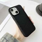 For iPhone 14 Plus Gaer4 Imitation MagSafe Shockproof TPU Phone Case(Black) - 1