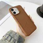 For iPhone 11 Gaer4 Imitation MagSafe Shockproof TPU Phone Case(Brown) - 1