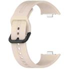 For Redmi Watch 5 eSIM Solid Color Black Buckle Quick Release Silicone Watch Band(Starlight) - 3