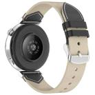 For Huawei Watch GT 5 41mm Nylon Leather Hybrid Woven Watch Band(Starlight Black) - 2